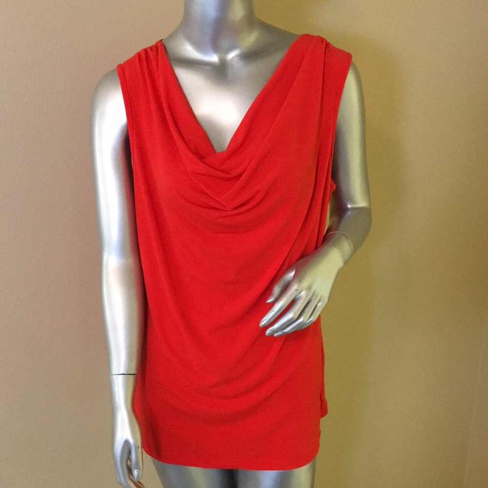 Premise Studio Drape Front Shell Top